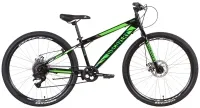 Велосипед 26" Discovery ATTACK DD (2022) черно-зеленый