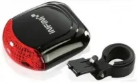Мигалка задня Infini VISTA I-404R, 3 світлодіодів, 3 режими, 2х" N" (LR1), з кріпл.