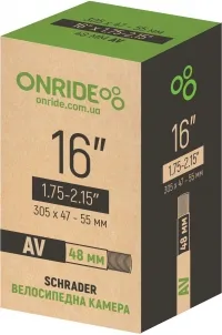 Камера ONRIDE 16"x1.75-2.15" AV 48