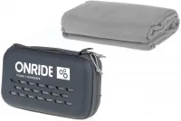 Рушник з мікрофібри ONRIDE Wipe 20 (120х60 см) сірий у кейсі