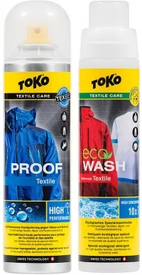 Просочення та прання Toko Duo-Pack Textile Proof & Eco Textile Wash 250ml