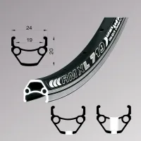 Обод 28'' Remerx DRAGON LINE RX 719 (622x19 mm) V-Br 32H пист. AV black
