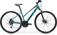 Велосипед 28" Merida Crossway 40 Lady (2020) glossy teal (black / orange)