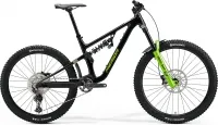 Велосипед 29-27.5" Merida ONE-SIXTY FR 600 (2024) metallic black
