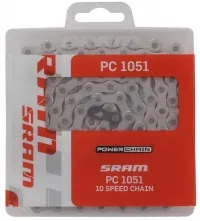 Цепь SRAM PC 1051 10-speed, 144 links, PowerLock, silver