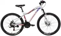 Велосипед 26" Formula MYSTIQUE 1.0 AM DD (2021) бело-фиолетовый с малиновым