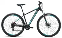 Велосипед Orbea MX 27 50 black / turquoise / red 2018