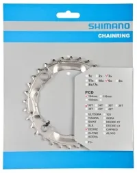 Зірка шатунів Shimano FC-M532 DEORE 32зуб. 9-скор. срібний колір