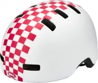 Шлем детский Bell Lil Ripper chekers matte white pink