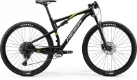 Велосипед 29" Merida NINETY-SIX 3000 (2020) silk metallic black (glossy green)