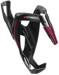 Флягодержатель ELITE Custom Race Plus, black/amaranth