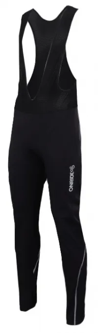 Велоштаны ONRIDE SHELL с памперсом и лямками black