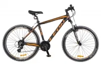Велосипед 26" Leon HT 85 черно-оранжевый матовый 2018