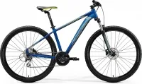 Велосипед 29" Merida BIG.NINE 20-D (2020) silk medium blue (silver / yellow)