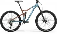 Велосипед 29" Merida ONE-FORTY 600 (2021) silk bronze/blue