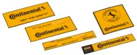 Наклейки Continental, yellow