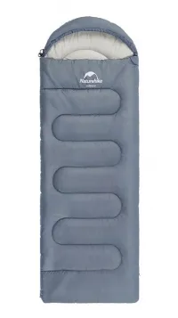Спальный мешок Naturehike Y150L NH21MSD08 (11°C) 190 см (левый), grey blue