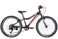 Велосипед 24" Formula ACID Vbr (2022) темно-сірий з червоним