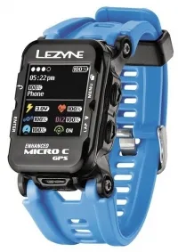 Годинник-велокомп'ютер Lezyne Micro Color GPS Watch blue