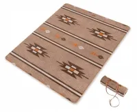 Плед Naturehike Geometric pattern wool NH20FS036, brown