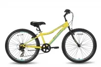 Велосипед PRIDE BRAVE 7SP 2016 желто-синий матовый