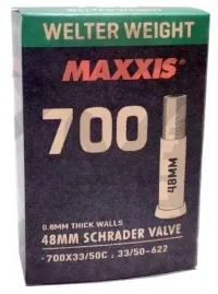 Камера 28 700x33/50 (33/50-622) Maxxis WELTER WEIGHT AV 48 (0.8mm)