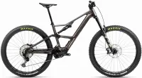 Велосипед 29" Orbea RISE LT M20 420W (2025) cosmic carbon /golden sand gloss