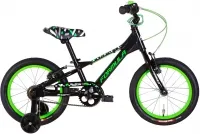 Велосипед 16" Formula SLIM (2022) черно-зеленый