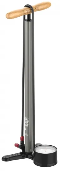 Насос підлоговий Lezyne STEEL HV FLOOR DRIVE 3.5 flat grey (Y18)