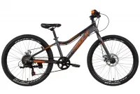Велосипед 24" Formula ACID 1.0 DD (2021) антрацитово-оранжевый с черным (м)