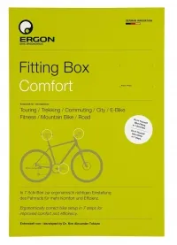 Набір для налаштування посадки Ergon Fitting Box Comfort