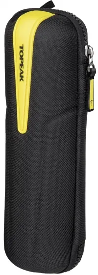 Сумка Topeak CagePack XL hardshell bottle cage pack, black w/yellow strap