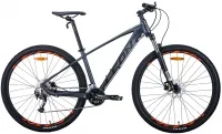 Велосипед 29" Leon TN-70 HDD (2020) графитовый с черным (м)