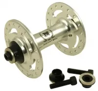 Втулка передня NOVATEC A165SBT BO 32H 9x108mm болти, алюм. silver