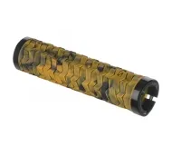 Грипсы KLS Poison Double LockOn желтый/черный