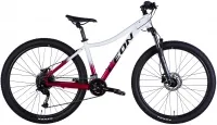 Велосипед 27,5" Leon XC Lady 80 HDD (2025) білий з малиновим