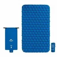 Коврик надувной двухместный Naturehike FC-11 NH19Z055-P, 65 мм, blue