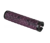 Грипсы KLS Poison Double LockOn фиолетовый/черный